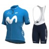 Tenue Maillot + Cuissard à Bretelles 2021 Movistar Team Femme N001